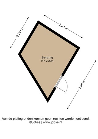 Floorplan - Bachlaan 39, 3752 HD Bunschoten-Spakenburg